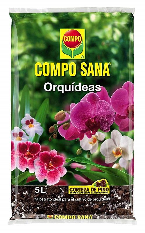 sustrato para orquídeas compo sana